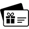 Gift vouchers icon