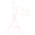 Flag hoisting ceremony icon